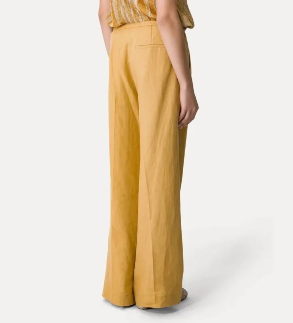 FORTE_FORTE LINEN TROUSERS WITH PLEATS