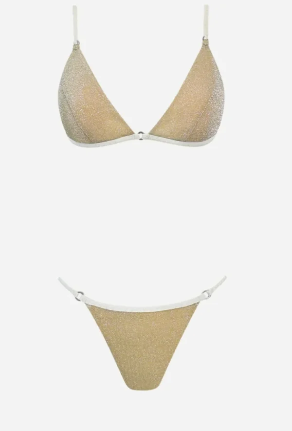 Hanne Bloch - Ivory Glitter Brazilian Bikini