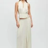 HANNE BLOCH IVORY SILK TULLE SKIRT