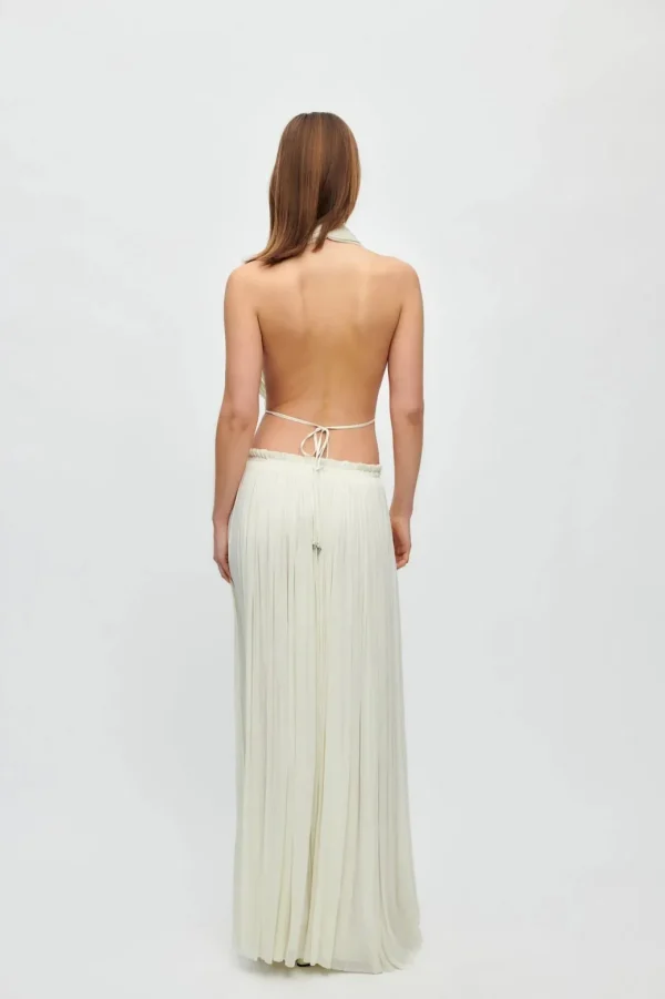 HANNE BLOCH IVORY SILK TULLE SKIRT