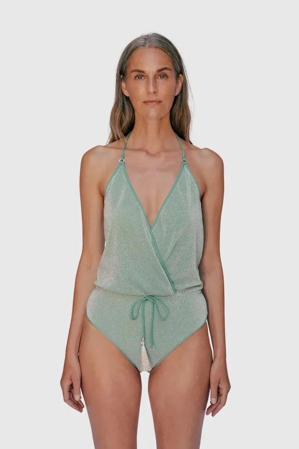 HANNE BLOCH OCEAN GLITTER V-BADEDRAGT
