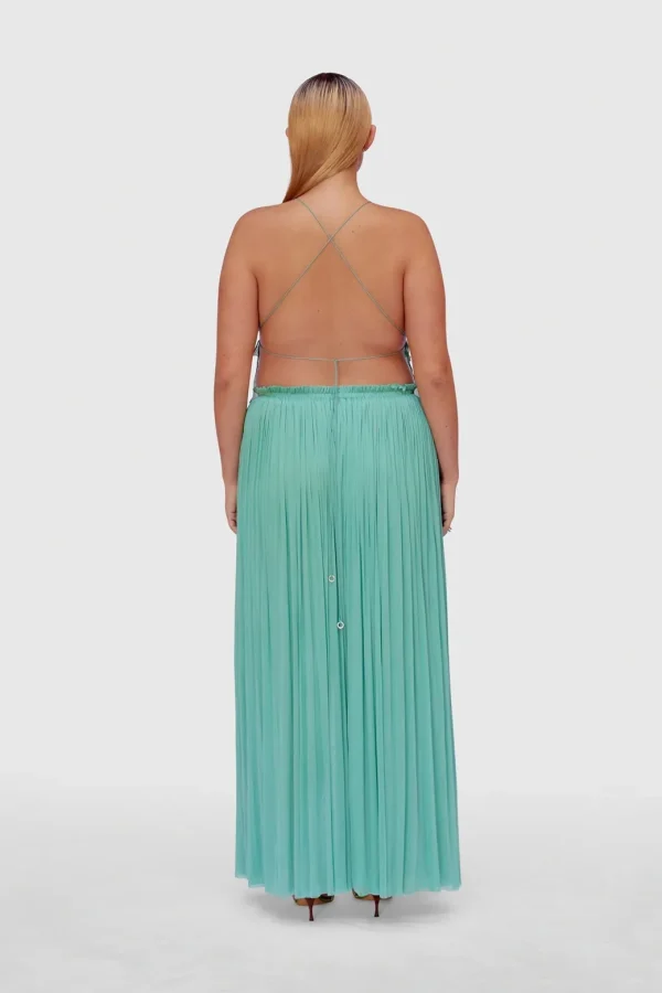HANNE BLOCH OCEAN SILK TULLE NEDERDEL