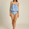 Hanne Bloch Skyblue Bandeau Swimsuit
