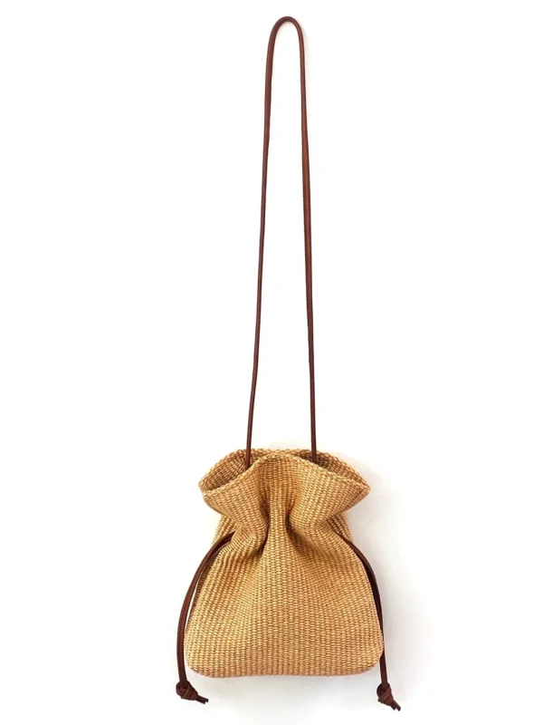 Infinito Camilla Bucket Bag Natural M
