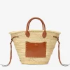 Isabel Marant Cadix Raffia and Leather Basket Bag