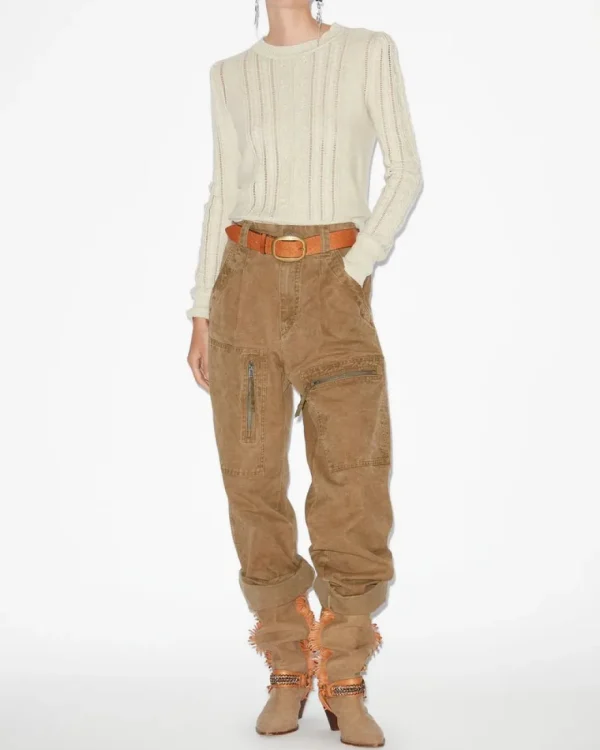 Isabel Marant Kalyn Pullover Light Grey