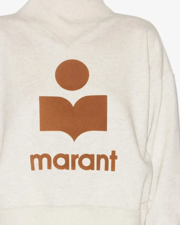 Isabel Marant Moby Sweatshirt Ecru/Camel