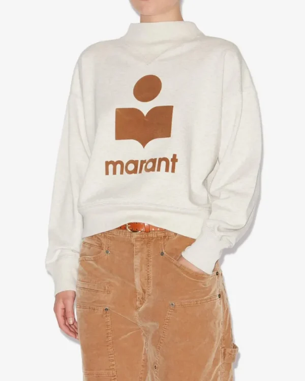 Isabel Marant Moby Sweatshirt Ecru/Camel