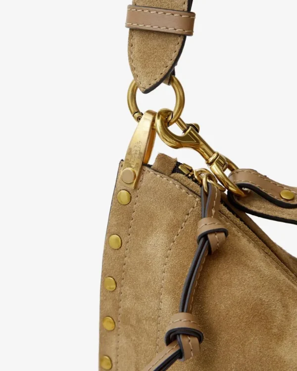 Isabel Marant Oskan Soft Zip Shoulder Strap Taupe