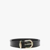 Isabel Marant Zadd Belt Black/Brass