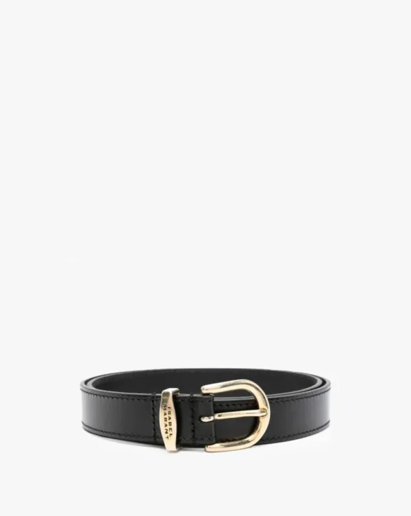 Isabel Marant Zadd Belt Black/Brass