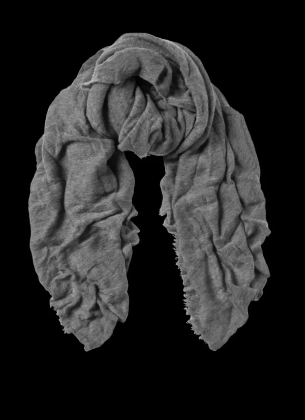 Natura Cashmere Roma Luxury Scarf Mid Grey