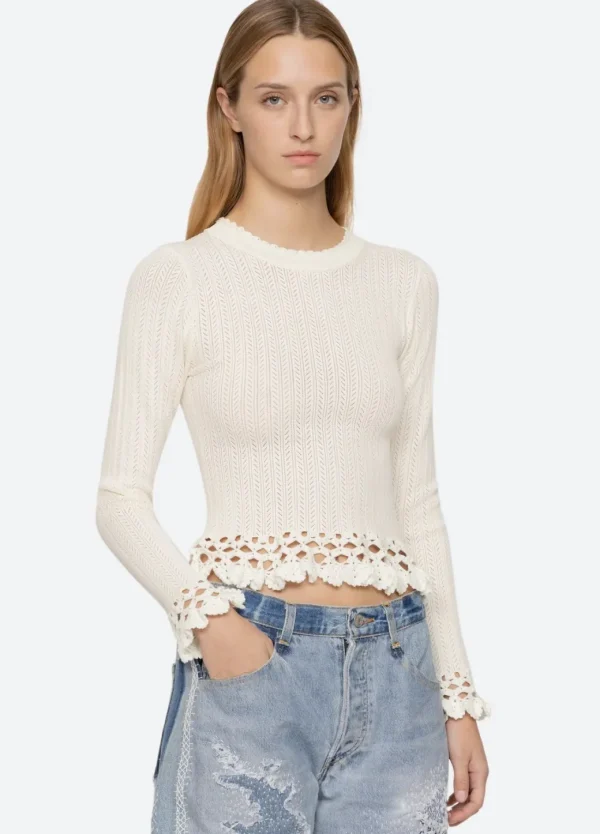 Sea New York Abbie Knit Cream