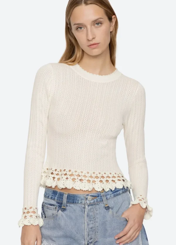 Sea New York Abbie Knit Cream