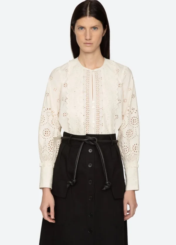 Sea New York Lainey L/S Top Cream
