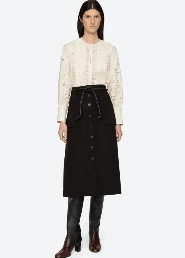 Sea New York Lainey L/S Top Cream