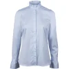 Stenströms Darya Light Blue Frill Blouse