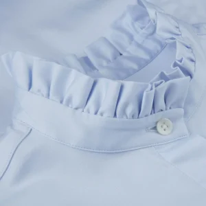 Stenströms Darya Light Blue Frill Blouse