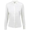 Stenströms Susan Silk Stretch Shirt Off-White